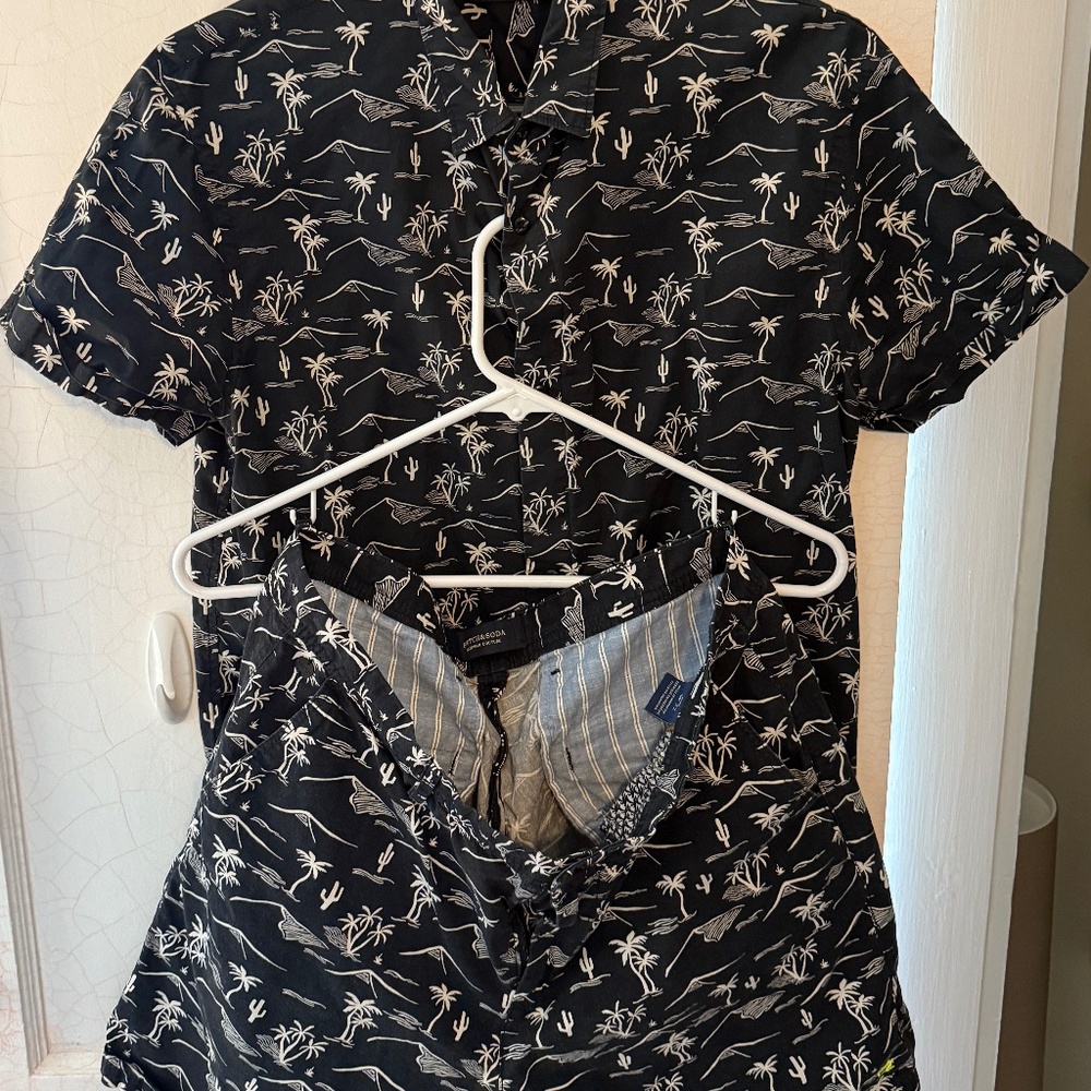 SCOTCH & SODA BEACH SET - Shirt & Shorts Matching Set